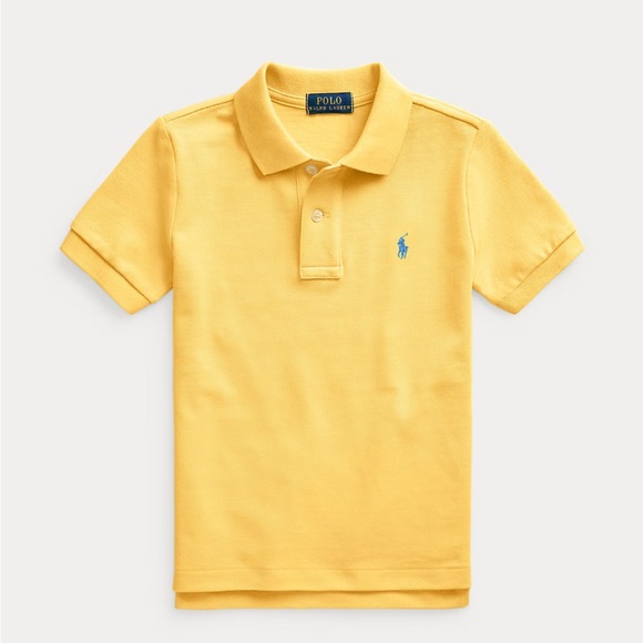 Ralph Lauren🏇Boys👦🏻Cotton Mesh Polo Shirt👕Sz S(8) - Picture 1 of 8